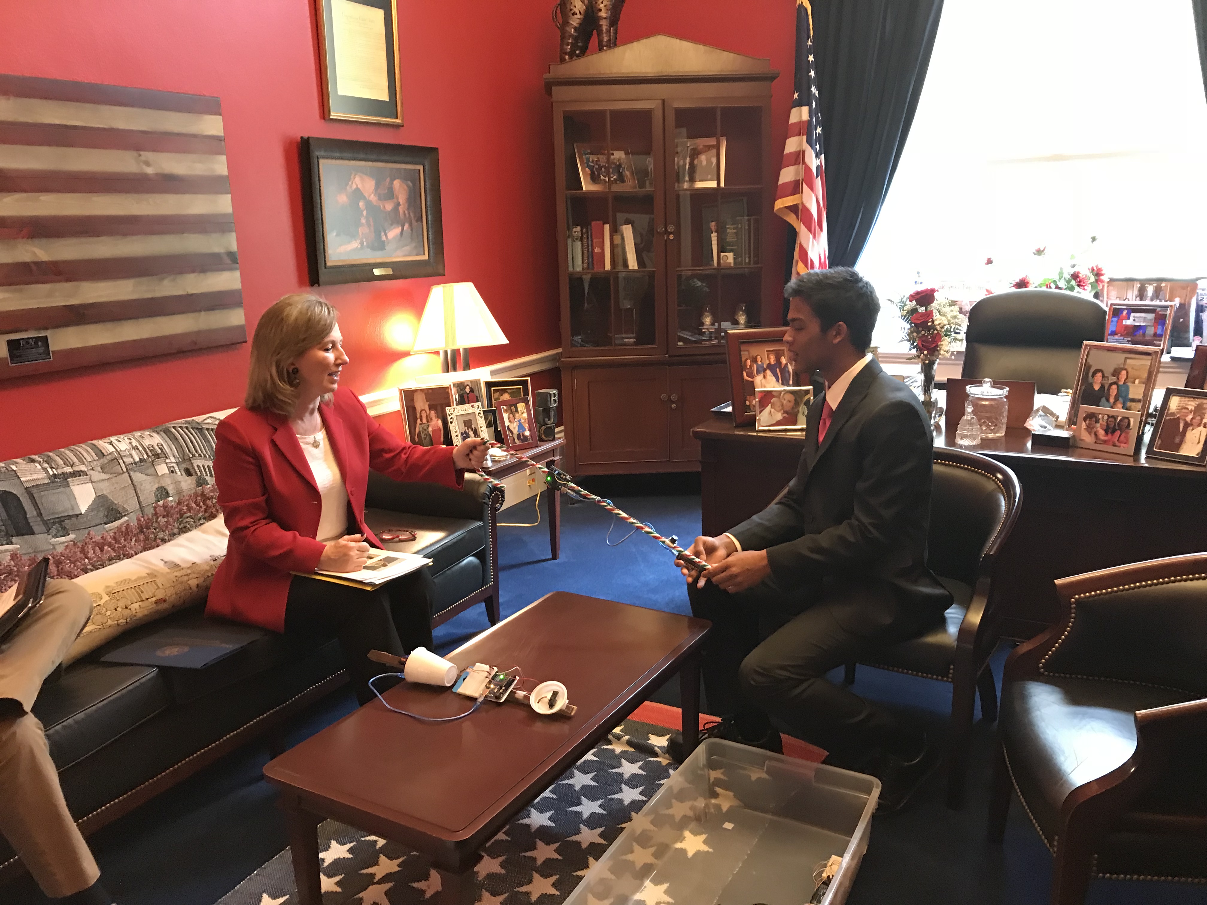 With Congresswoman Barbara Comstock